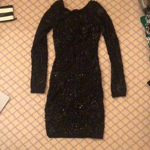 black body con dress